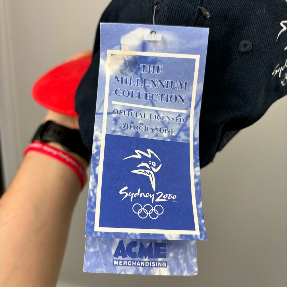 Vtg Deadstock Sydney 2000 Olympics Snapback Hat - Olympic Millennium Collection - Picture 6 of 11